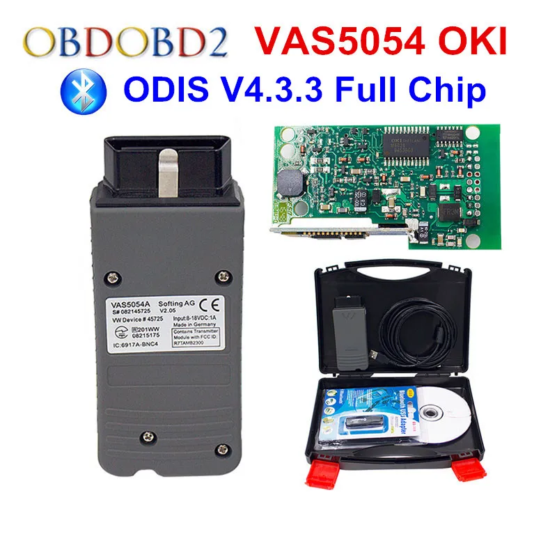 

OKI Full Chip VAS 5054A VAS5054A ODIS V4.4.10 With UDS Protocol VAS5054 Keygen 4.4.4 Multi-Languages VAS 5054 Free Ship