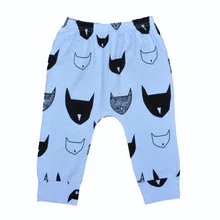 Штаны для девочек штаны для мальчиков с рисунком животных из мультфильма г. Новые весенне-осенние женские шаровары для отдыха для детей, одежда для малышей