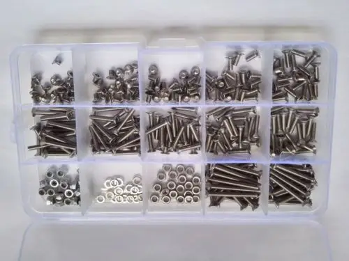 300 шт. M3 Torx T & TX винты с потайной головкой Винты плоской в комплекте Бесплатная