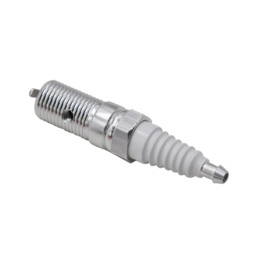 

1 X "Spark Plug" Shaped Disguise Aluminum alloy Smoking Pipe With Pipe Screens " Pipe Cleaners Tools Metal Pipe