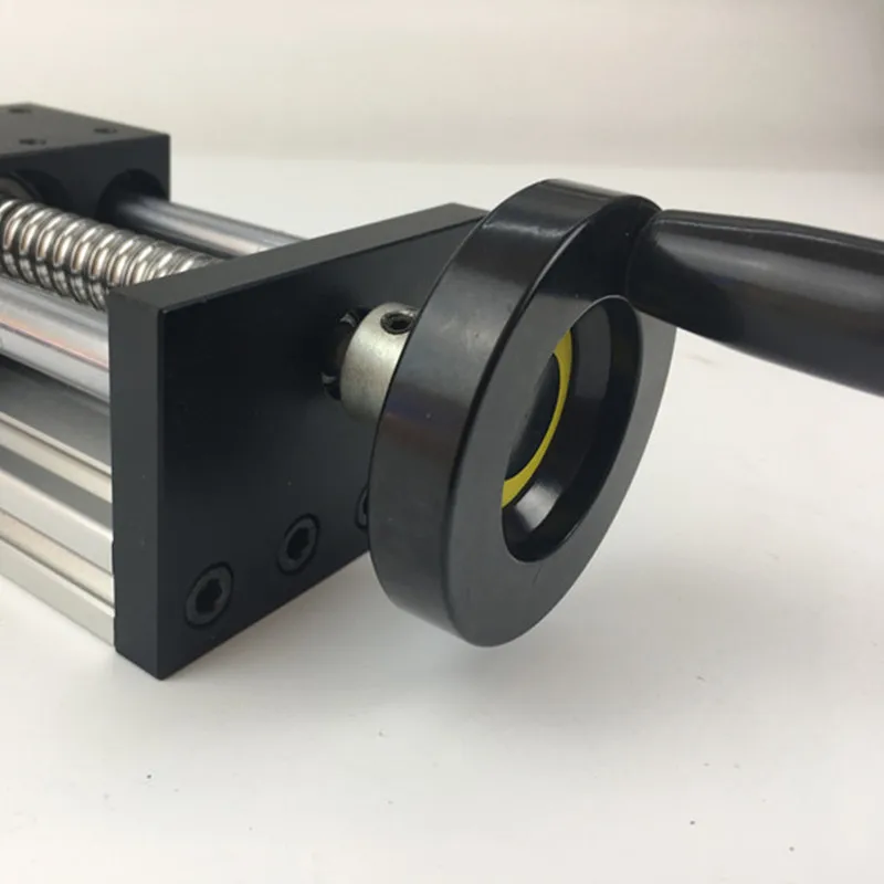 

Manual Sliding Table ballscrews 1204 1605 Effective Stroke 400mm 500mm travel length Linear Guides Cross Slide Table CNC Machine