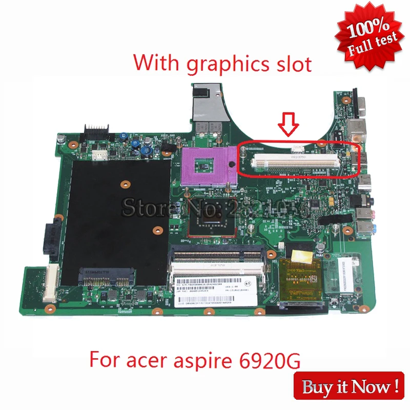 NOKOTION MBAPQ0B001 MB. Apq0b. 001 для ноутбука acer Aspire 6920G материнская плата 1310A2184401 с графическим