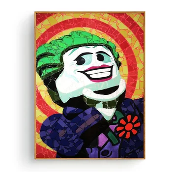 

Joker Canvas Painting Art Print Poster Picture Wall Modern Minimalist Bedroom Living Room Decoration