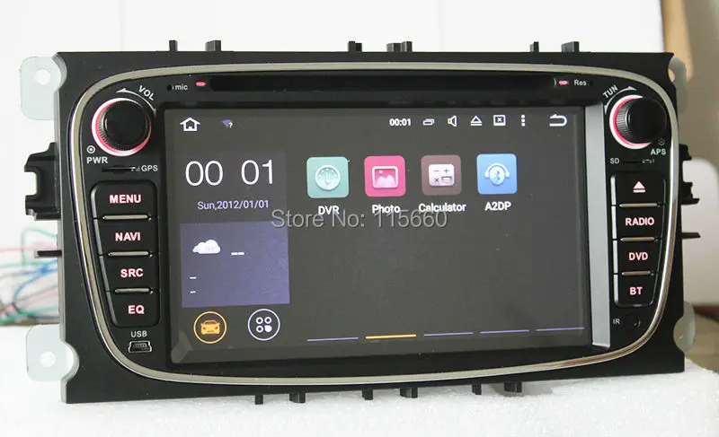 Android 4.4 Quad core Car DVD for Ford Focus Mondeo S-max 3