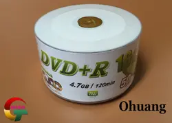 Оптовая 50discs Класс 4.7 ГБ 16x пустой печати DVD + R диск