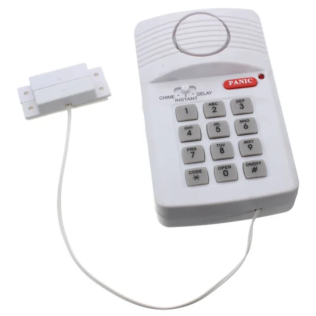 Best sales High Quality Security Keypad Door Alarm System With Panic Button For Home Shed Garage Caravan