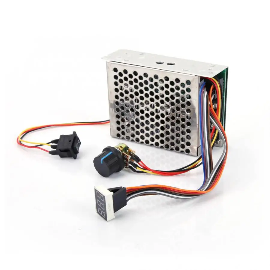 

40A DC Electric Motor Speed Controller Board PWM Motor Speed Regulator Tool Equipment DC 10-55V