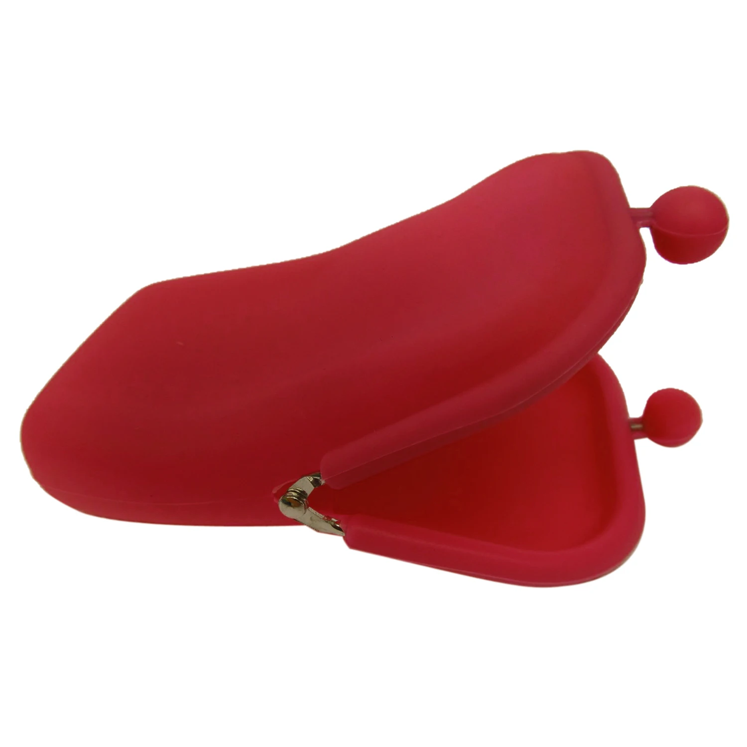 

New style Silicone Cosmetic Makeup Bag Coin Purses Wallet Cellphone Bag red
