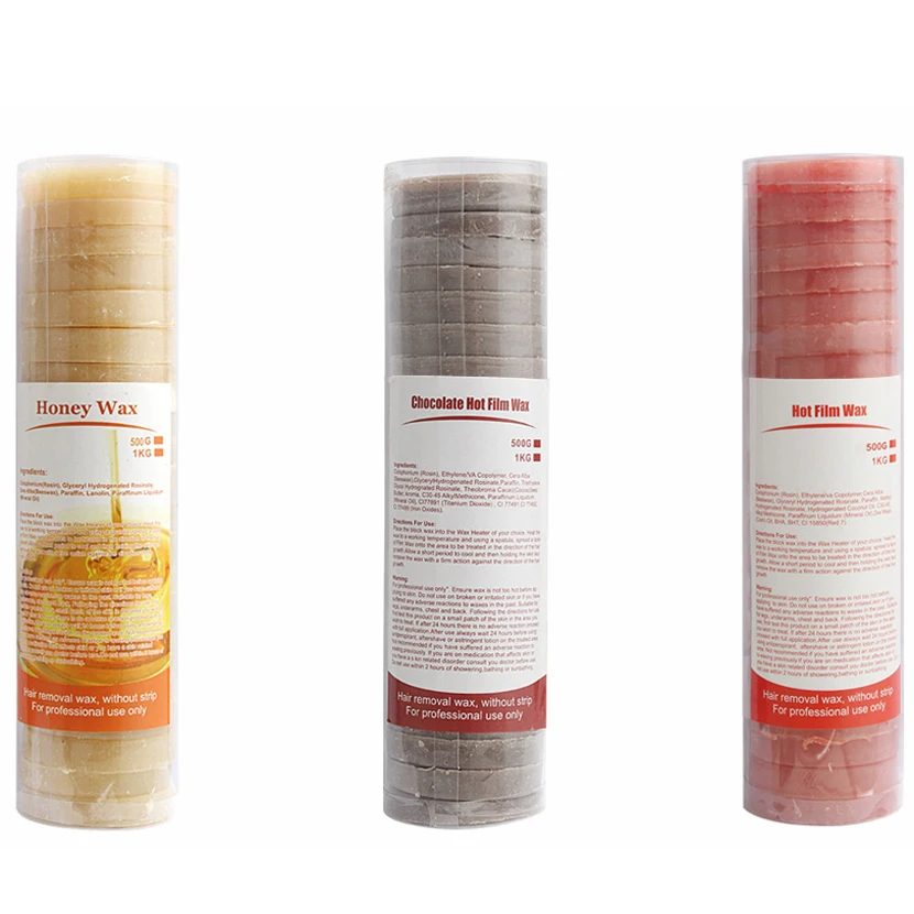 6 Flavors Brazilian Film Wax Hair Removal Cream 500g/bottle Summer Bikini Waxing Depilatory Wax