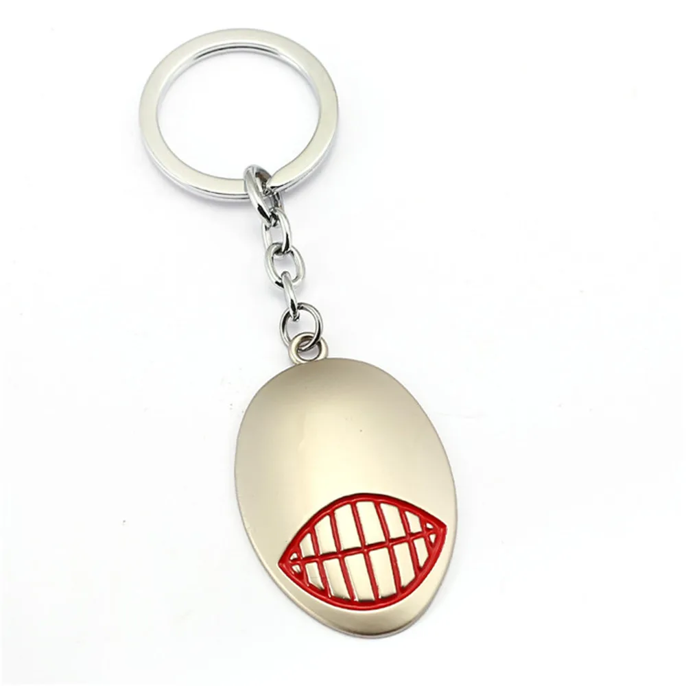 

Anime Tokyo Ghoul 9 Style Keychain Mask Logo Pendant Metal Key Chain Ring Holder Jewelry Accessory Chaveiro Men Women Gift