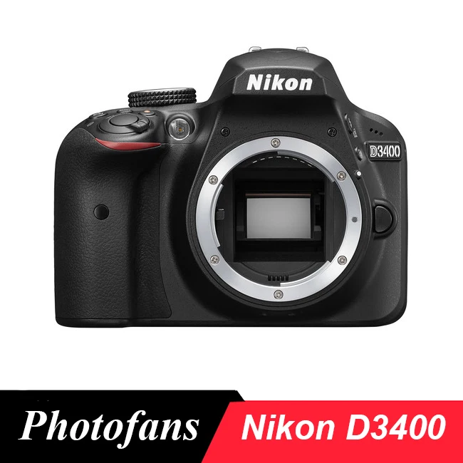 Nikon D3400 DSLR Della Macchina Fotografica-24.2MP-Video-Bluetooth (Brand New)
