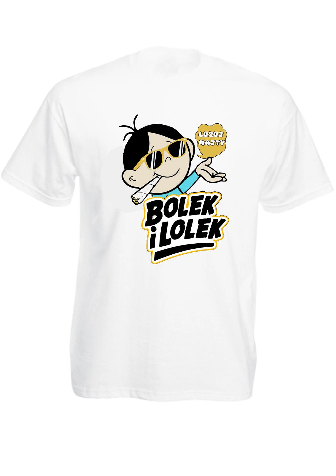 Bolek I Lolek Poland Koszulka Smieszna Polish T-shirt Polska Bajki Prl  Prezent New Fashion Casual Cotton Short-sleeve - T-shirts - AliExpress