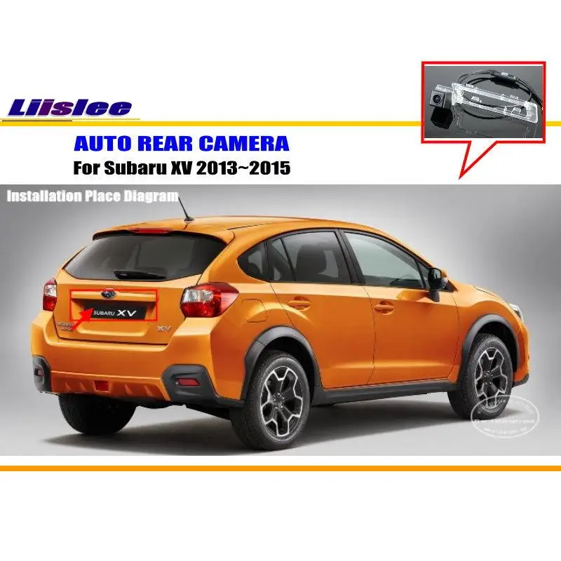 Автомобильная камера заднего вида для Subaru XV 2013 ~ 2015 HD CCD RCA NTST PAL реверсивное