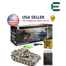 1/20 RC Tank 99802 9CH 27Mhz Infrared RC Battle Tiger T90 Tank Cannon And Emmagee Remote Control Tank Fort Rotate Fighting Tank