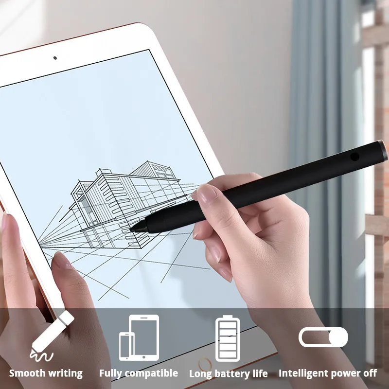 Емкостная сенсорная ручка для Apple карандаш, стилус, ручка-карандаш для iPhone для iPad 9,7 mini 2 3 Pro Air для Xiaomi samsung ручка для рисования