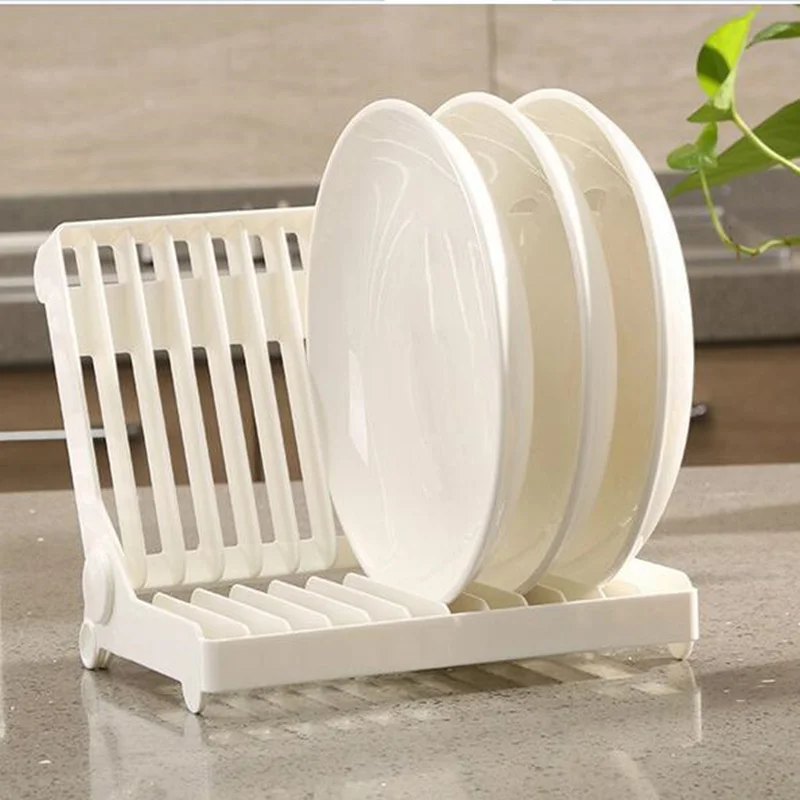 

Foldable Dish Plate Drying Rack Kitchen Organizer Rack Holder Dish Rack Stand Kitchen Accessories