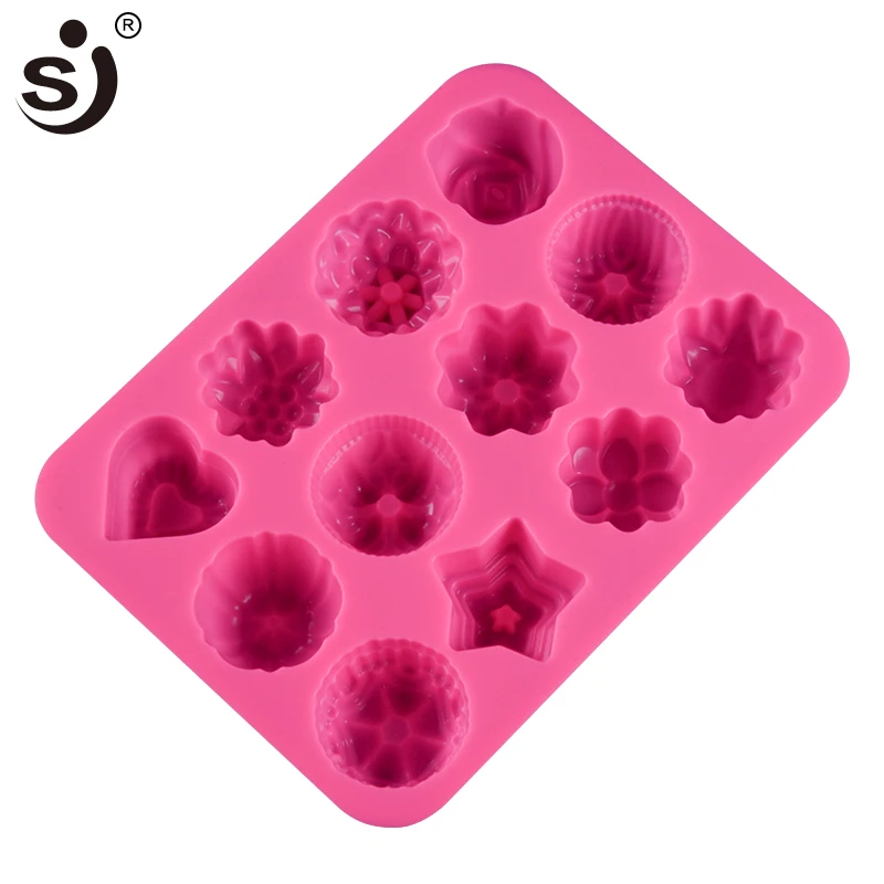 SJ 3D детские формы для мыла в форме сердца и розы Силиконовые формы для переработки легко снести мыльница ручной работы антипригарный для дома