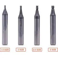 Новейшая модель; A7/E9/A9 вертикальный ключ машина запчасти брелок, вольфрамная сталь, качественная дрель бит ключ машина фреза Карбид фрезы 1,5 мм/2,0 мм/2,5 мм