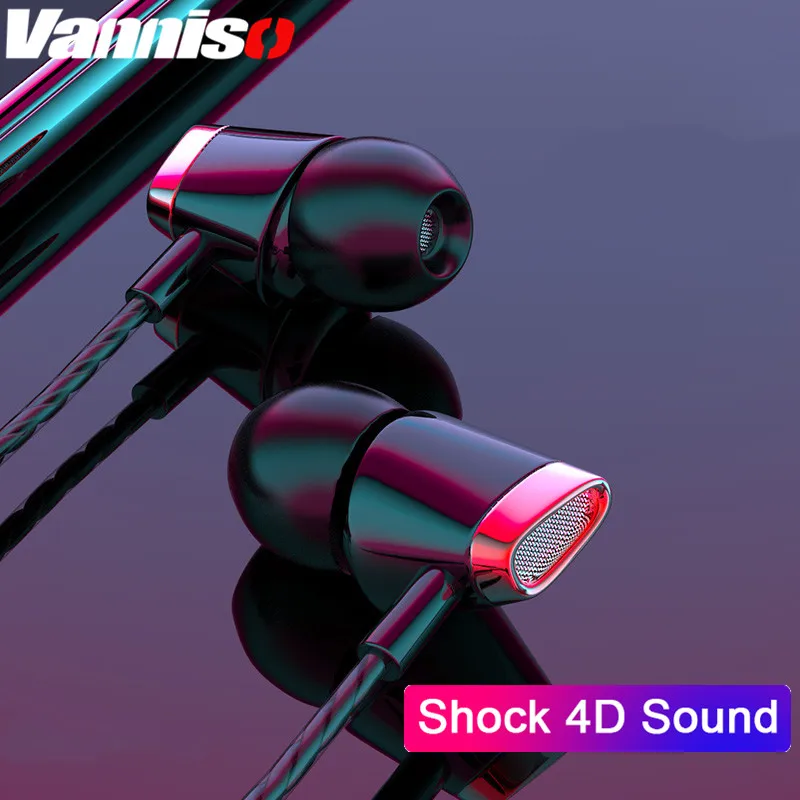 

Vanniso Colorful version Earphone 3.5MM In-Ear Wired Headset Control With MIC for Huawei Xiaomi Mi Redmi Smartphones Headset