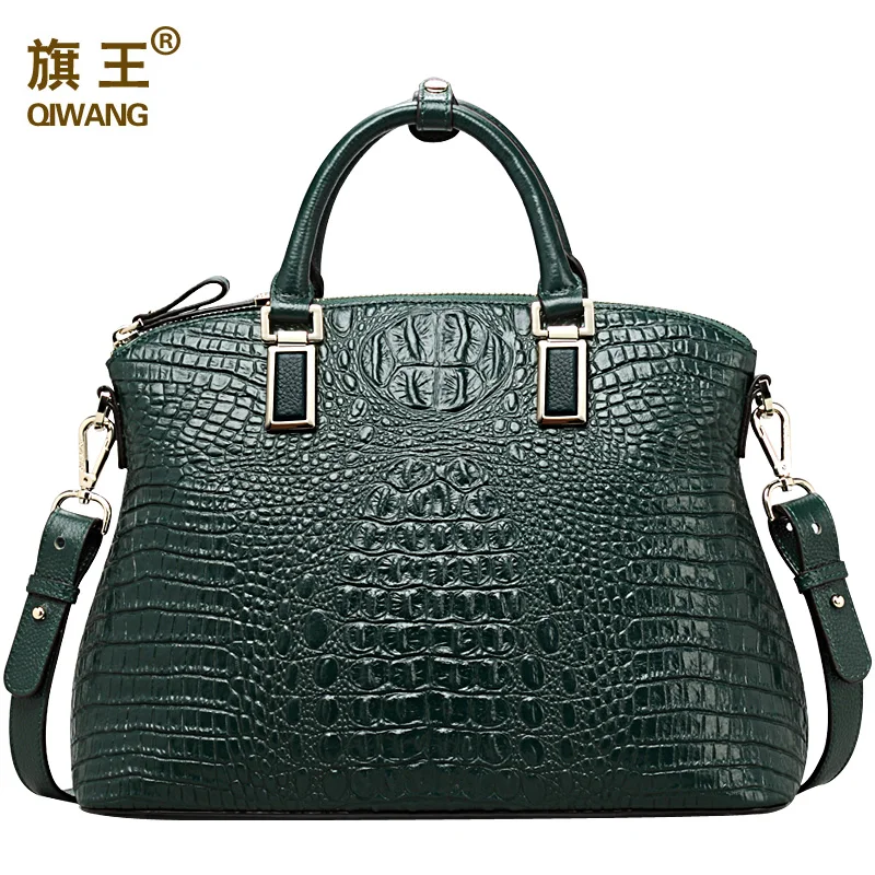 

Authentic Crocodile Bag Women 100% Genuine Leather Women Handbag Cow Real Leather Tote Women Bag Large Brand Bags