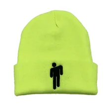 Осенняя и зимняя новая вышитая Повседневная шапка мужская и женская теплая шапка теплая вязаная зимняя шапка модная однотонная шапка для папы