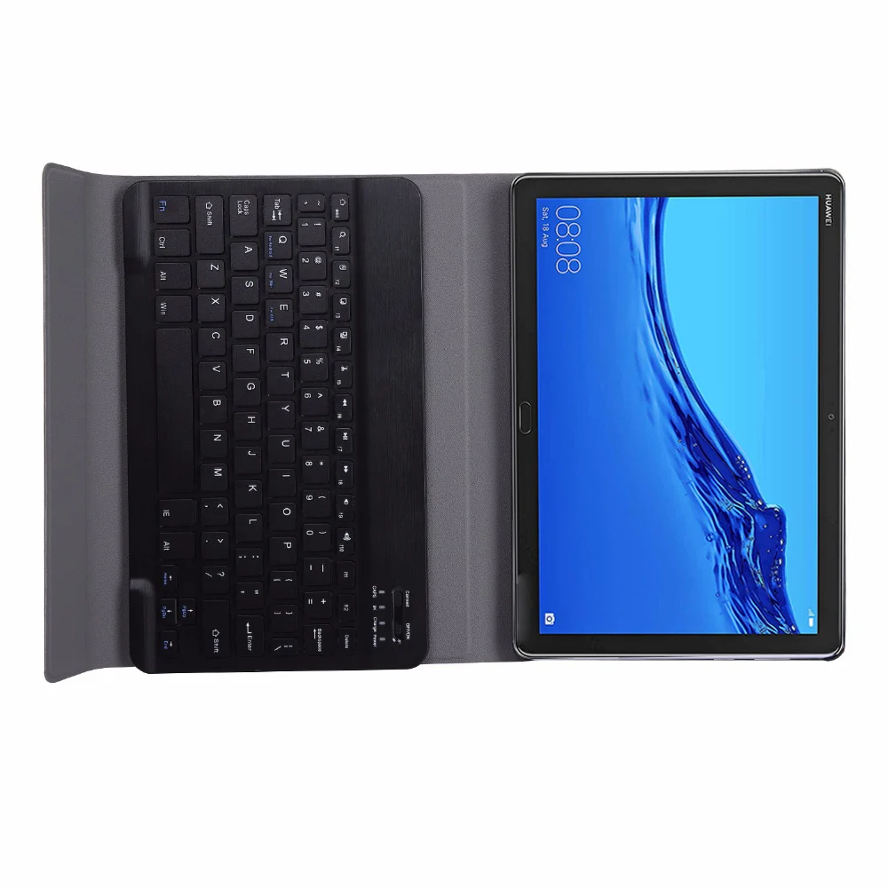 Bluetooth клавиатура чехол для huawei Mediapad M5 Lite 10 10,1 BAH2-W09 BAH2-L09 BAH2-W19 Чехол клавиатура для huawei M5 10,1 крышка