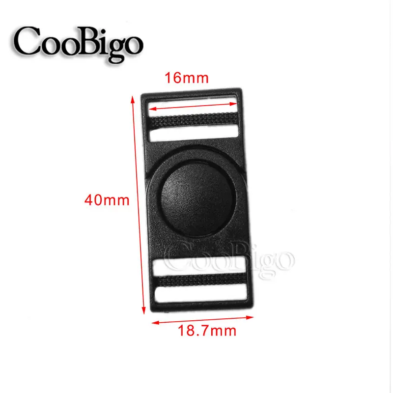 

10pcs Pack 5/8"Plastic Side Release Center Buckles Swing Head Swivel style Backpack Straps Webbing 16mm #FLC031-D