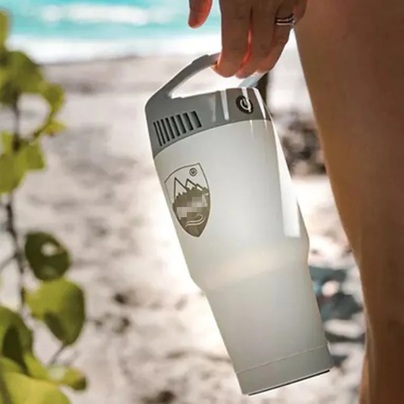 

2019 New Electric Mini Portable Air Cooler Heater 3 in 1 with Amazon Explosion Airwirl Space Room Heater For Home Office