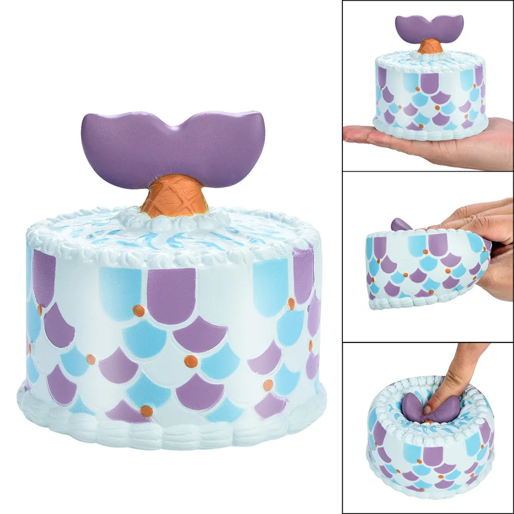 Новая мода 3D 10 см мягкий Дельфин торт Ароматизированная подвеска медленно поднимающаяся сжимающая игрушка для снятия стресса с высоким качеством горячая распродажа# CN30
