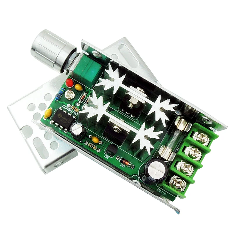 

NEW 12V-60V PWM DC Motor Speed Controller Regulator Switch Frequency 10A 400W