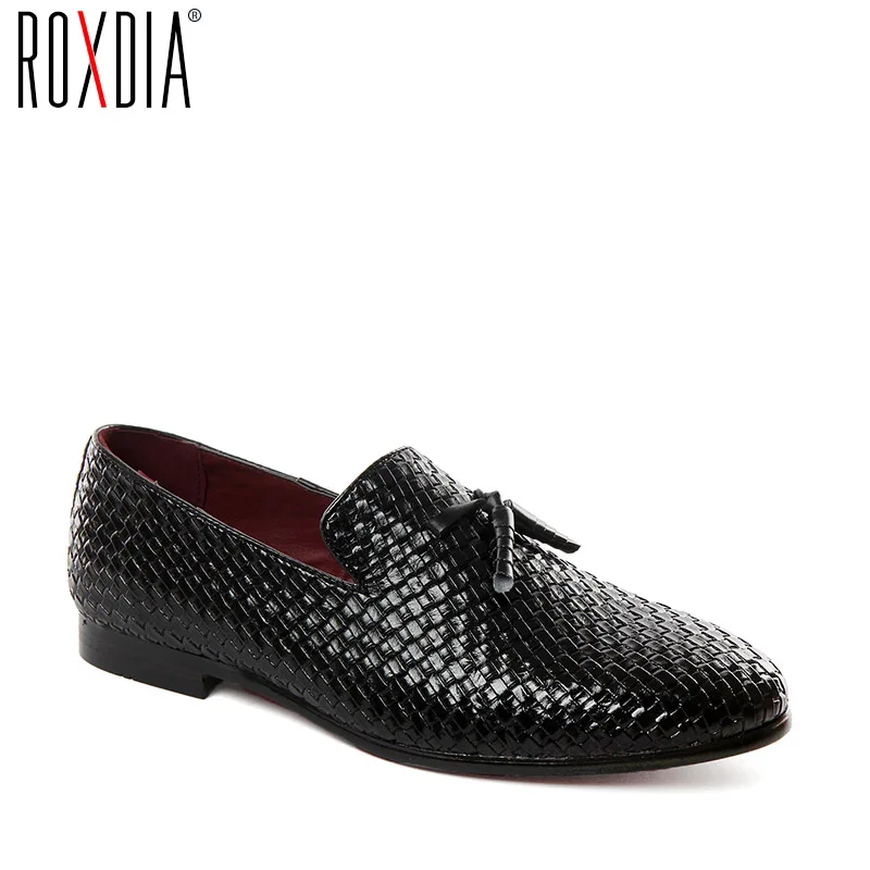 stylish black loafers