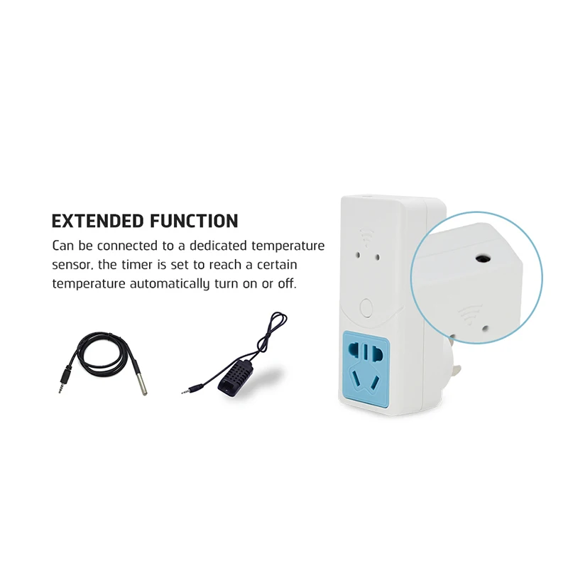 ITEAD Sonoff S22 Wifi Беспроводная розетка для датчика температуры и влажности