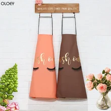 OLOEY 1 шт. фартук для ресниц с горячей штамповкой без рукавов водонепроницаемый кухонный фартук с защитой от масла фартук для барбекю Поясной фартук для уборки по дому Фартук