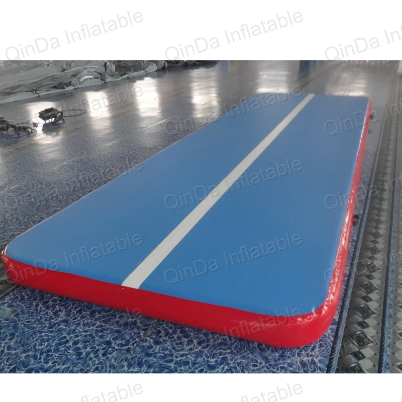 Guangzhou QinDa Tumble Track Inflatable Air Mat For Gymnastics / Inflatable Bumper Track For Sale