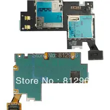 50 шт./лот, оригинальная рамка для sim-карты читателя держатель Слот для карт памяти шлейф разъема для samsung Galaxy Note 2 II AT&T i317, до Гонконга