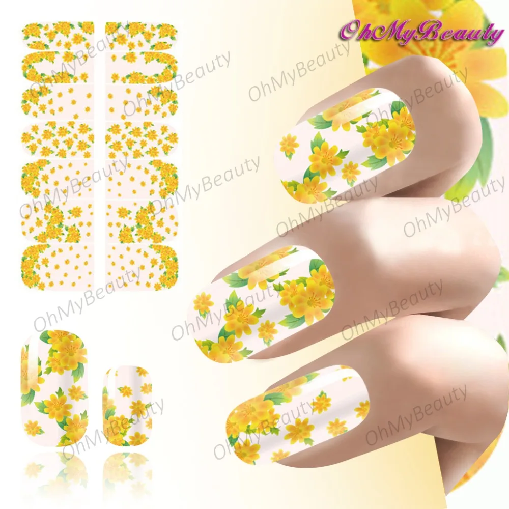 New Beauty Nail Wrap Sticker Full Self Adhesive Nail Polish Sticker