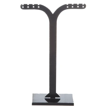 

3 X Display Support displaying earrings detachable black and in Acrylic