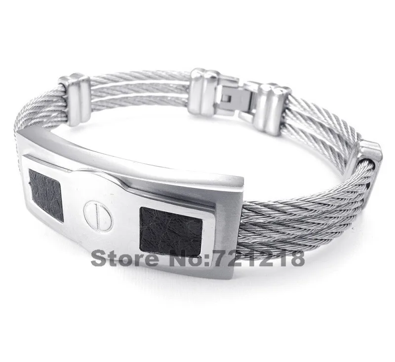 Punk Style 316L Stainless Steel Mens Boys Bangles Charm Wire Cuff Gift Bracelets Vintage Jewelry Christmas Gifts Wholesale |