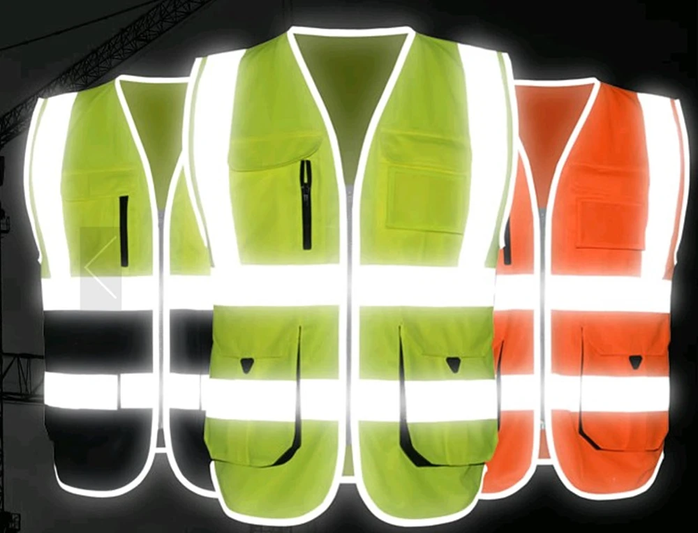 High Quality High Visibility Reflective Vest Working Clothes Motorcycle Cycling Sports Outdoor Reflective Safety Clothing 2