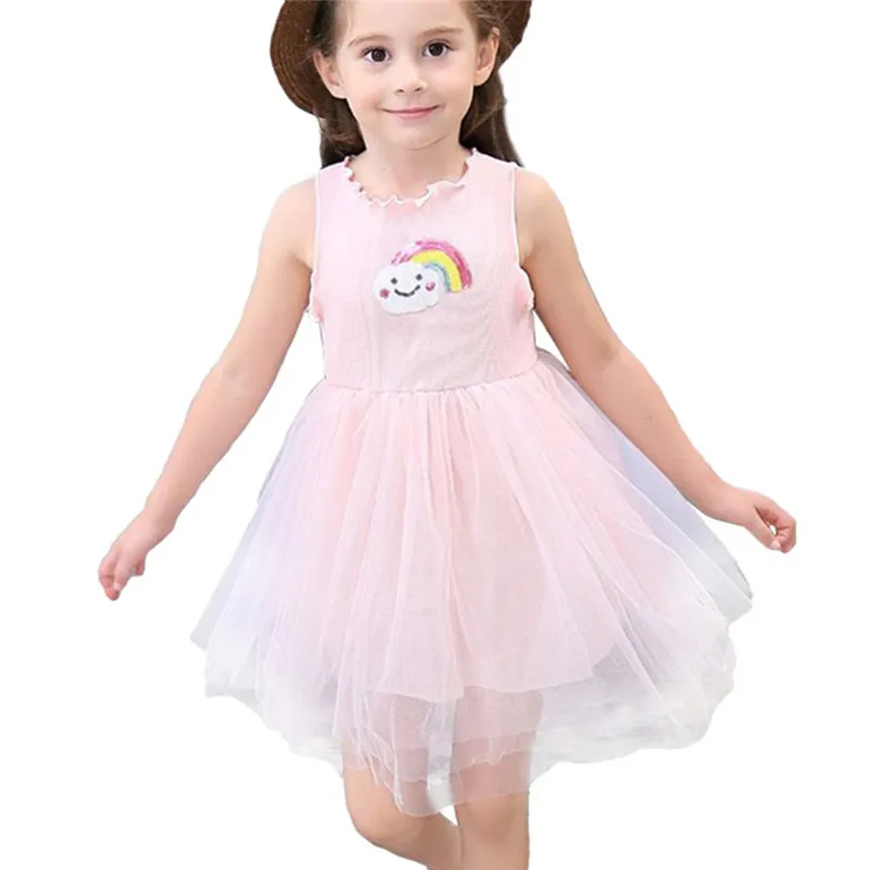Летнее кружевное платье для маленьких девочек на свадьбу и вечеринку, длинный костюм для девочек, детские платья принцессы, От 2 до 11 лет