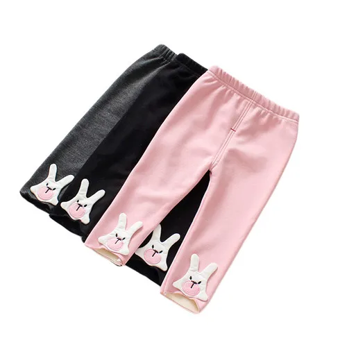 Girls Leggings 2018 Winter Legging Girls Kids Cotton Pants Warm For Girls Cartoon Thick Toddler Pants Cute Child Trousers   8