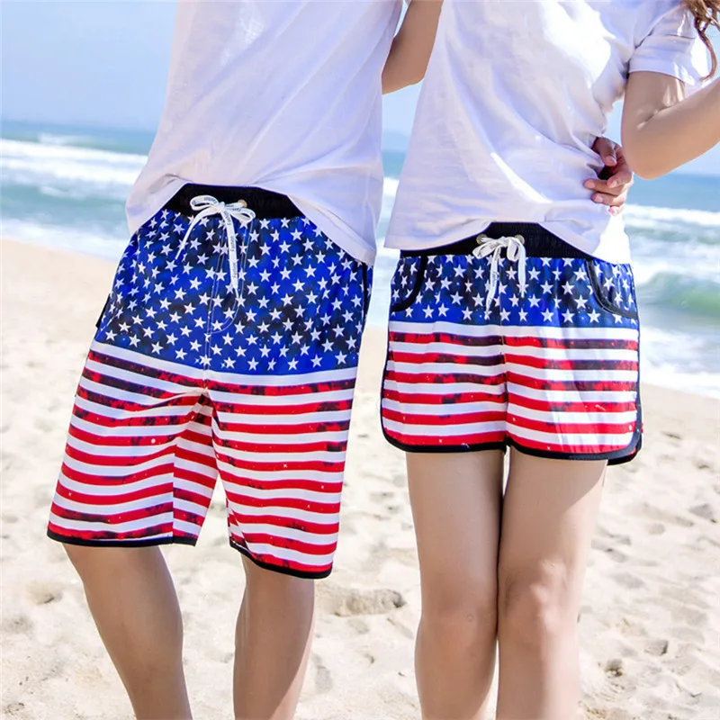 

Board Shorts Couples Beach Surfing Swimwear Fitness Bodybuilding Swimming Trunks Geometric Mens Bathing Suit Men