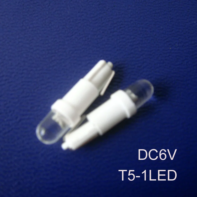 

High quality 6V 6.3V T5 led Instrument lights,led w3w wedge Warning light Signal light,Indicator Lamp free shipping 10pcs/lot