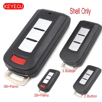 

Keyecu Replacement Smart Remote Key Shell Case 2/2+1/3/3+1 Button for Mitsubishi Outlander Lancer Eclipse Galant (only shell)