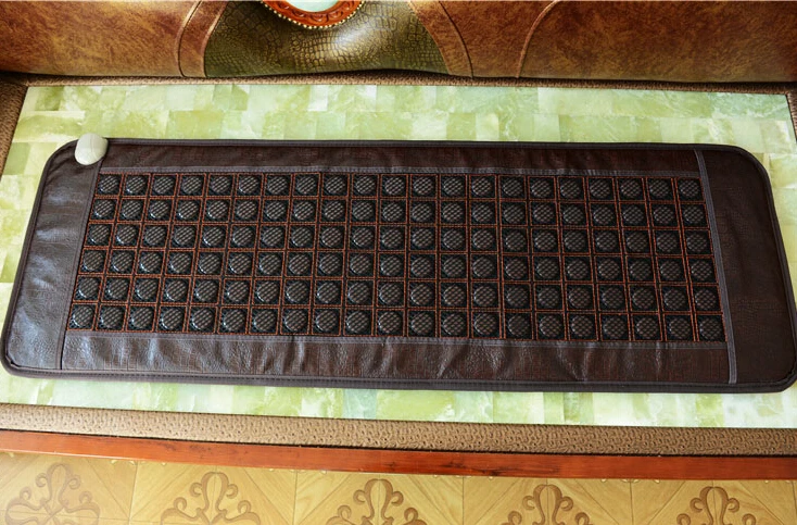 2017 heated mat heating pad Tourmaline jade mattress tourmaline heating mattress with free eye cover good