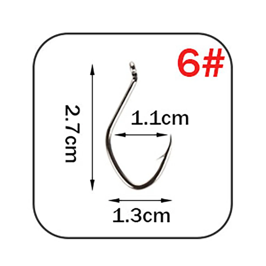 W.p.e бренд бронзовых морских рыболовных крючков 3 пачки/лот крючки для сома с высоким содержанием углерода Сталь 2/4/6/8/10/12# острые колючие рыболовные Крючки рыболовные снасти - Цвет: Красный