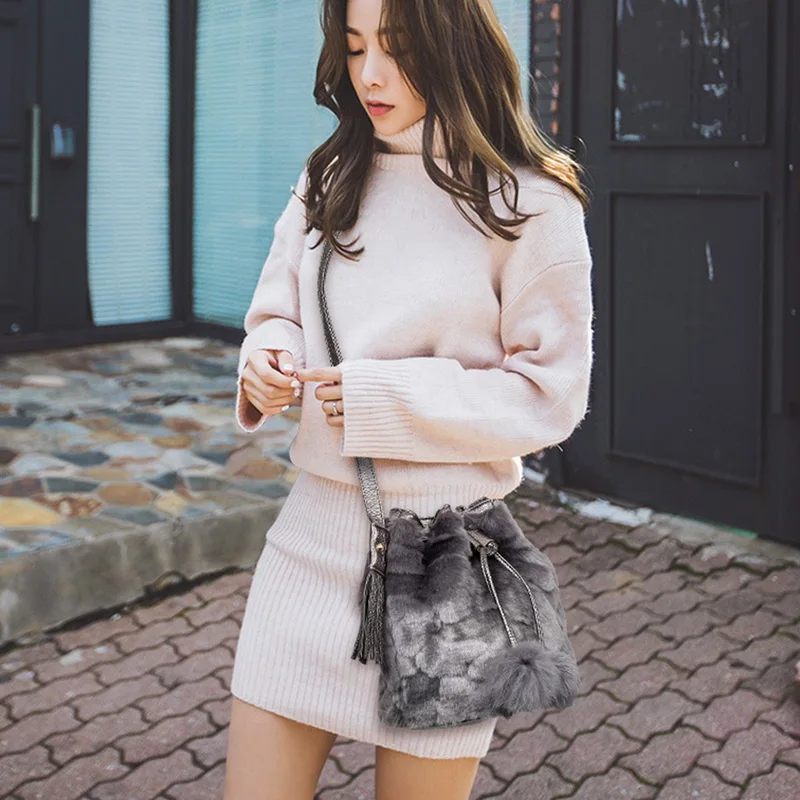 

Female bag 2018 Women Shoulder Handbags Ladies Crossbody Bag Leopard Plush Fur Hairy Female Bags for Women 2018 bolsa feminina