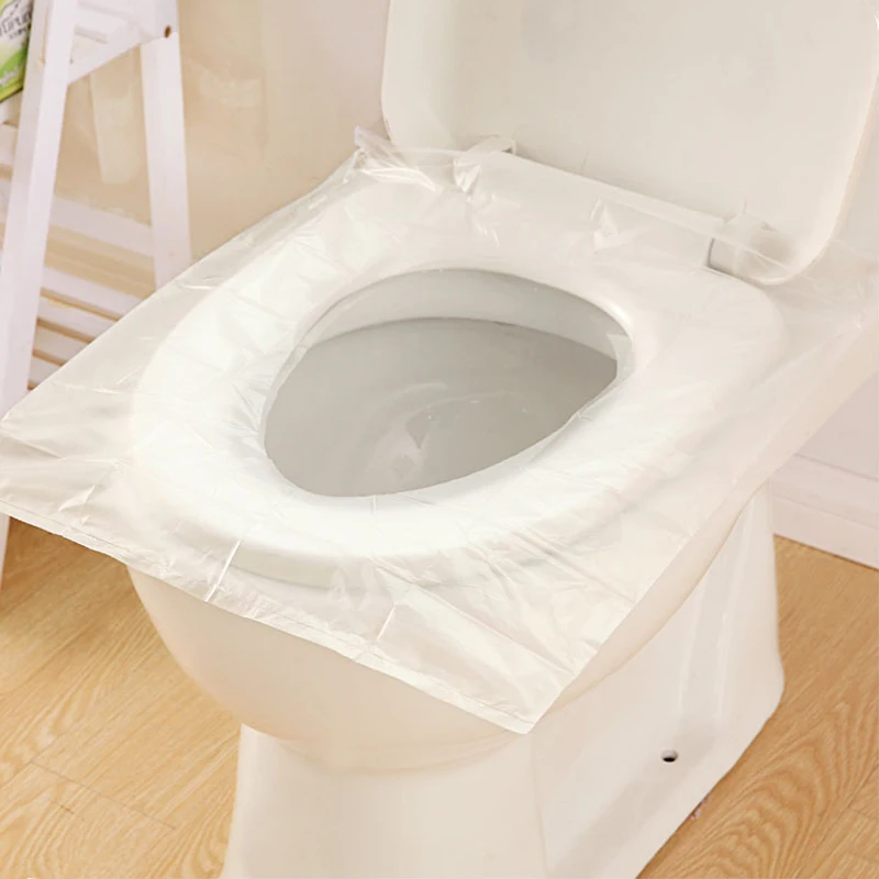 1 Bag 10 pcs/lot Travel disposable toilet seat cover mat 100