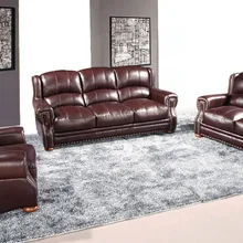 u-образный секционный диван, современный гостиной диван с кожей#1+ 2+ 3
