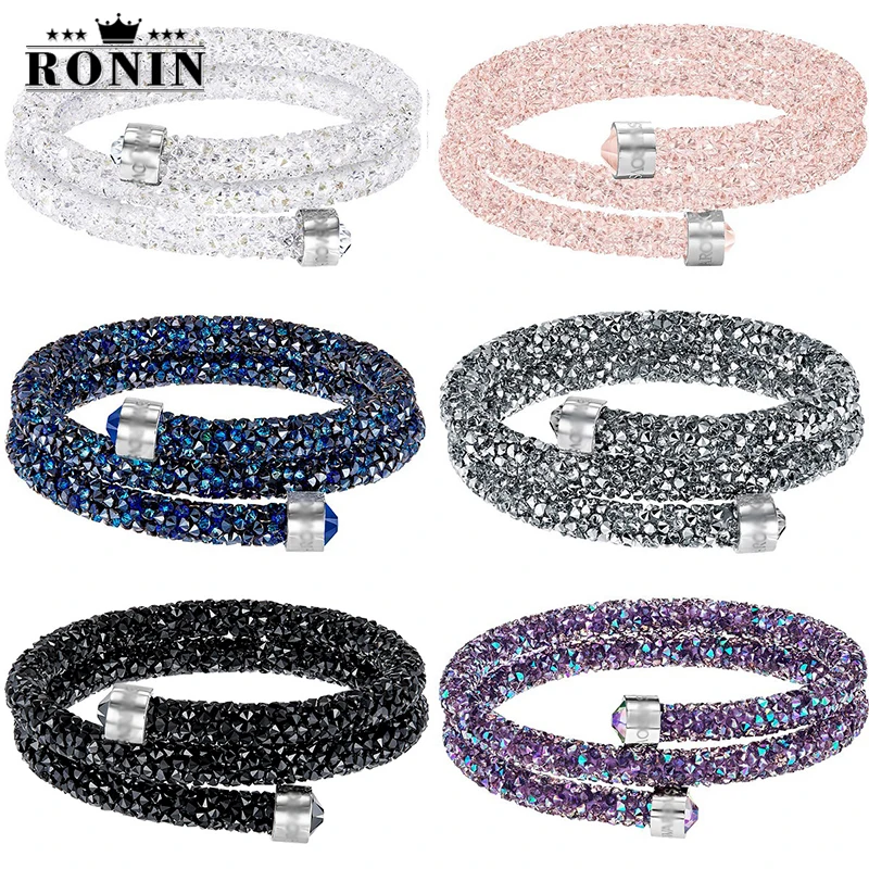 

RONIN SWA Original Copy High Quality 1:1 Crystal Multicolor Bracelet With Logo Free Parcel Mail Manufacturer Wholesale